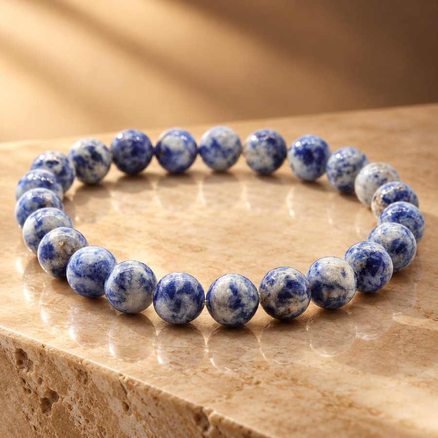 Bracelet en perles de sodalite
