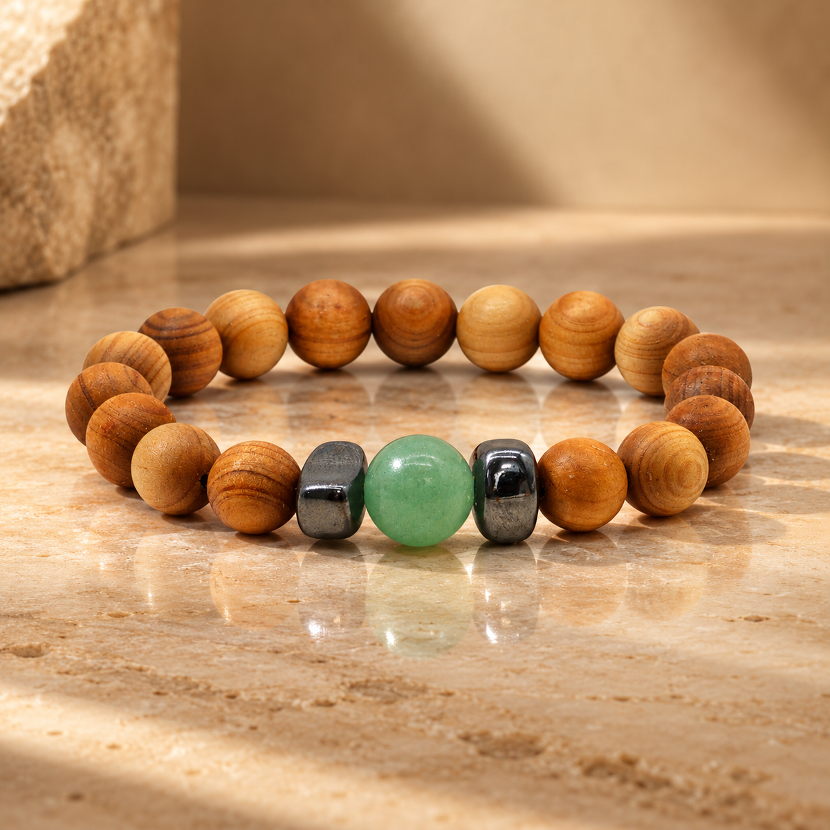 Bracelet en cèdre, chakra sacré