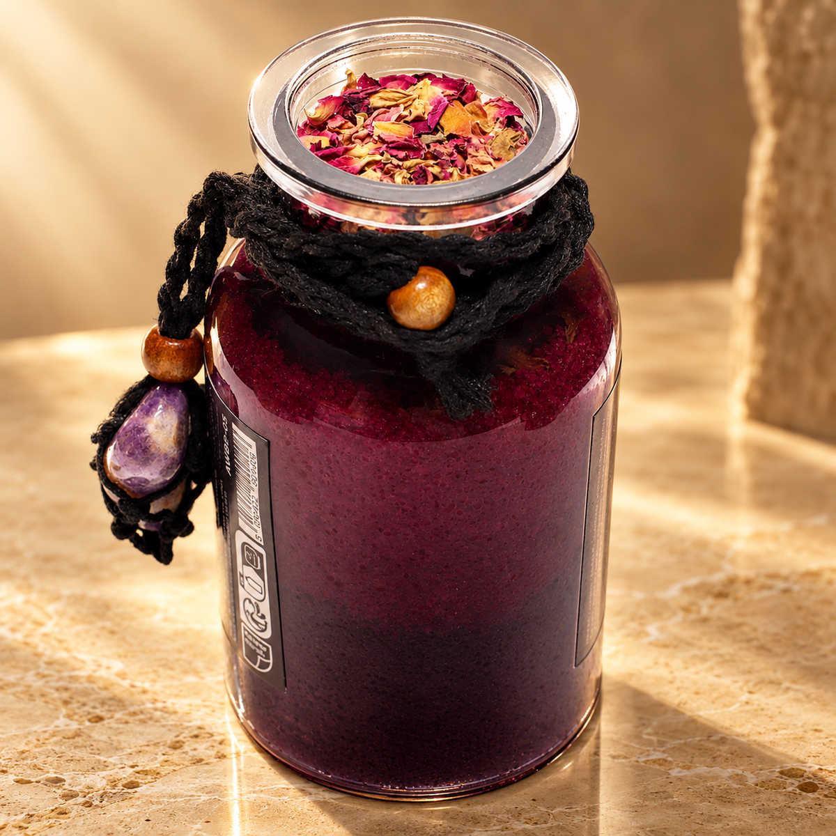 Potion de bain de sorcière, amulette d’améthyste — vue 2