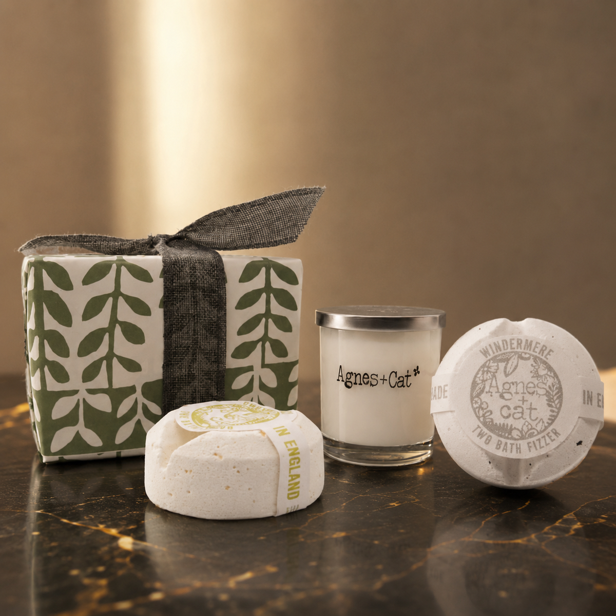 Coffret bain et bougie Windermere et agrumes