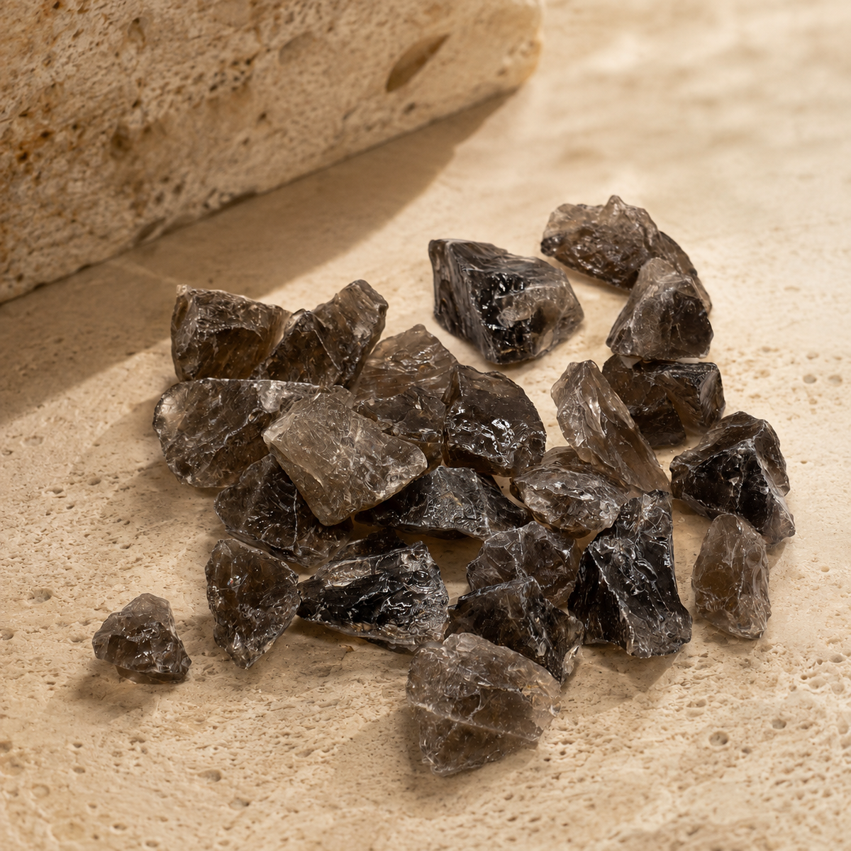 Cristaux bruts en célestine 500 g