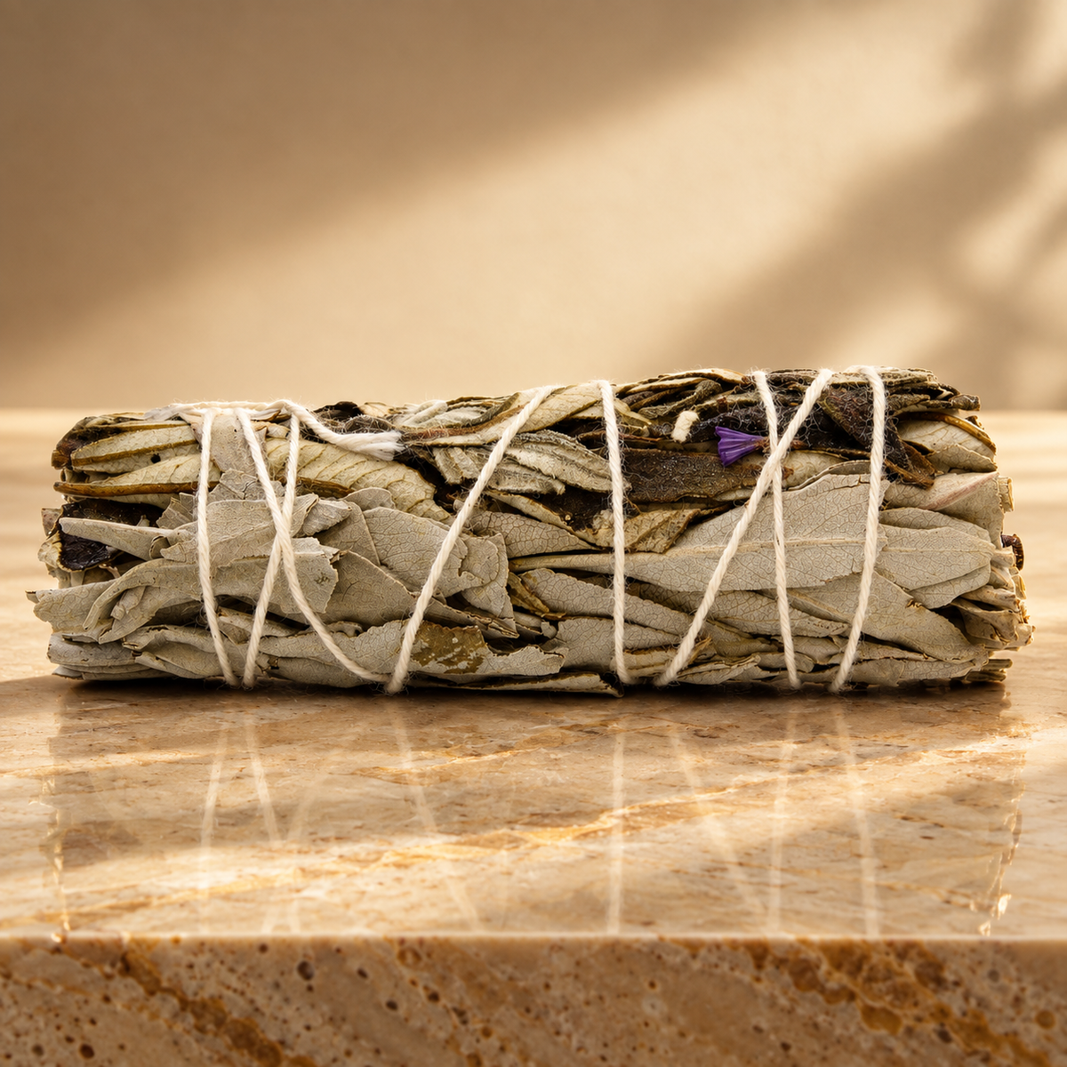 Fagot de sauge blanche et yerba santa 10 cm