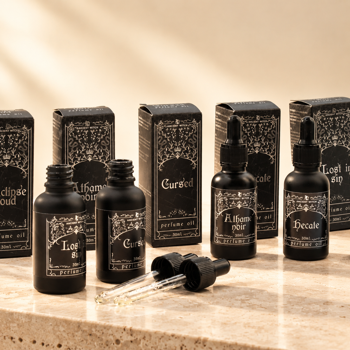 Huile de parfum de sorcière Éclipse Oud — vue 3