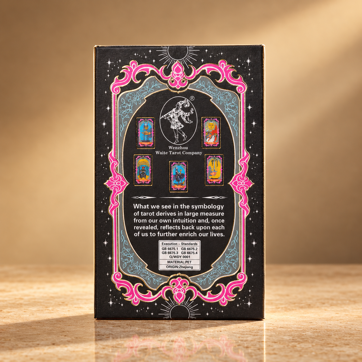 Jeu de tarot à feuille d’or — vue 2