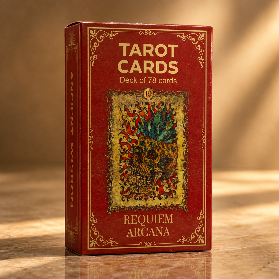 Jeu de tarot Requiem Arcana avec livret
