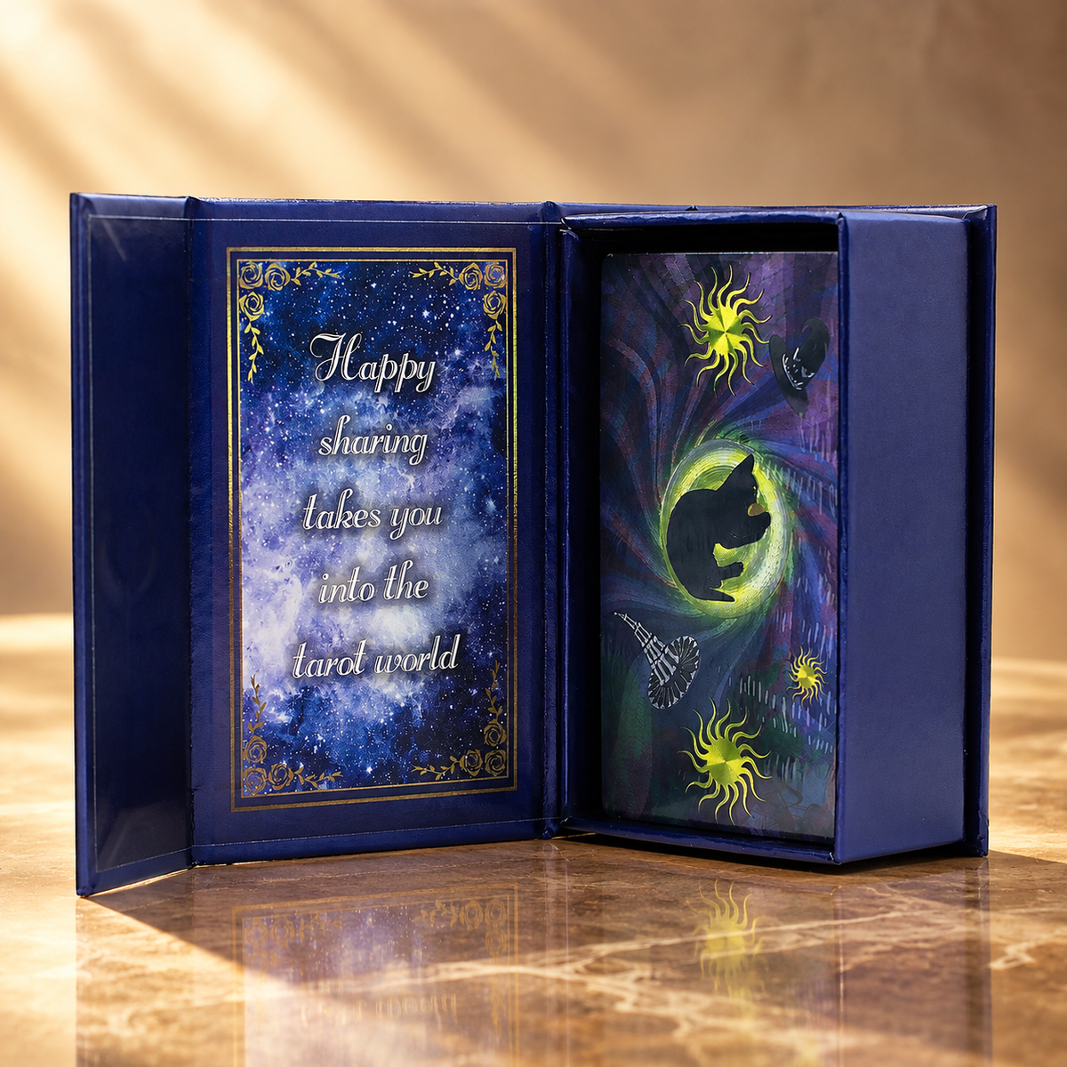 Jeu de tarot de la sorcière, à feuille pourpre