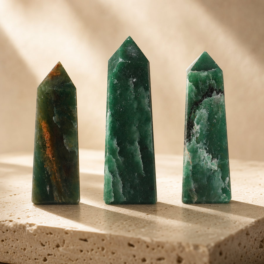 Obélisque en jade de l’Inde 5 cm