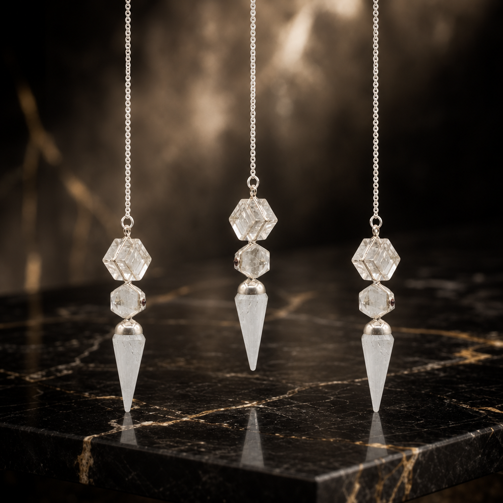 Pendule L’Architecte de la clarté, trois pièces, quartz