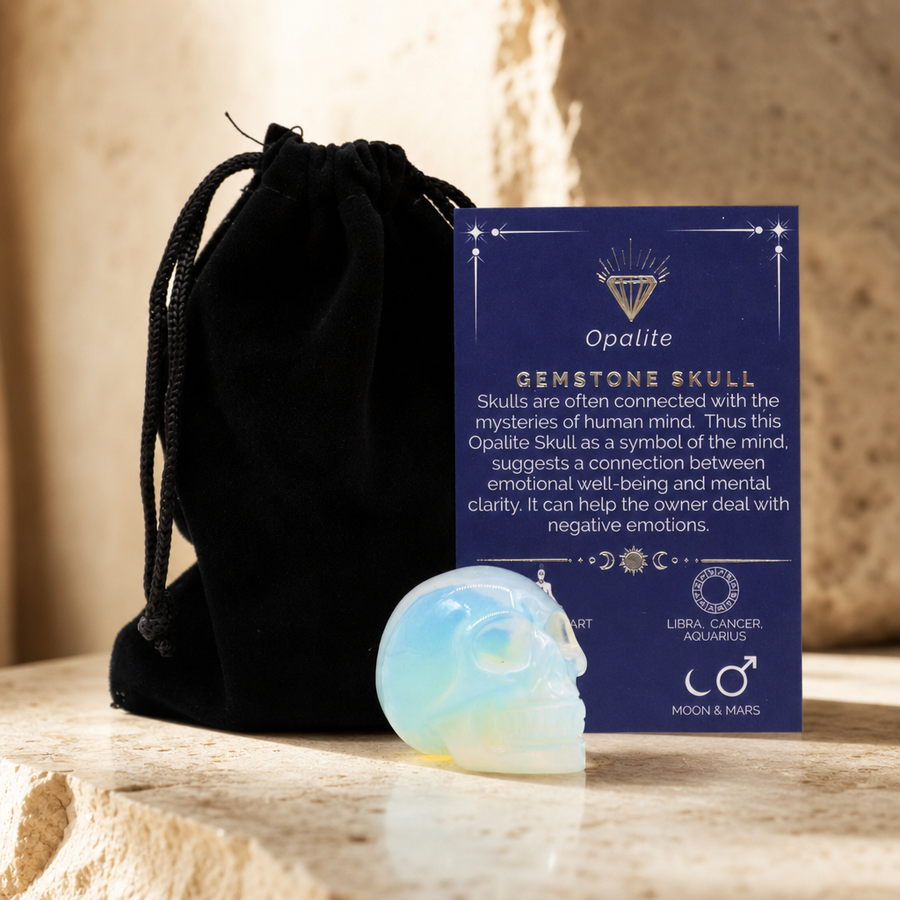 Crâne en opalite 4 cm