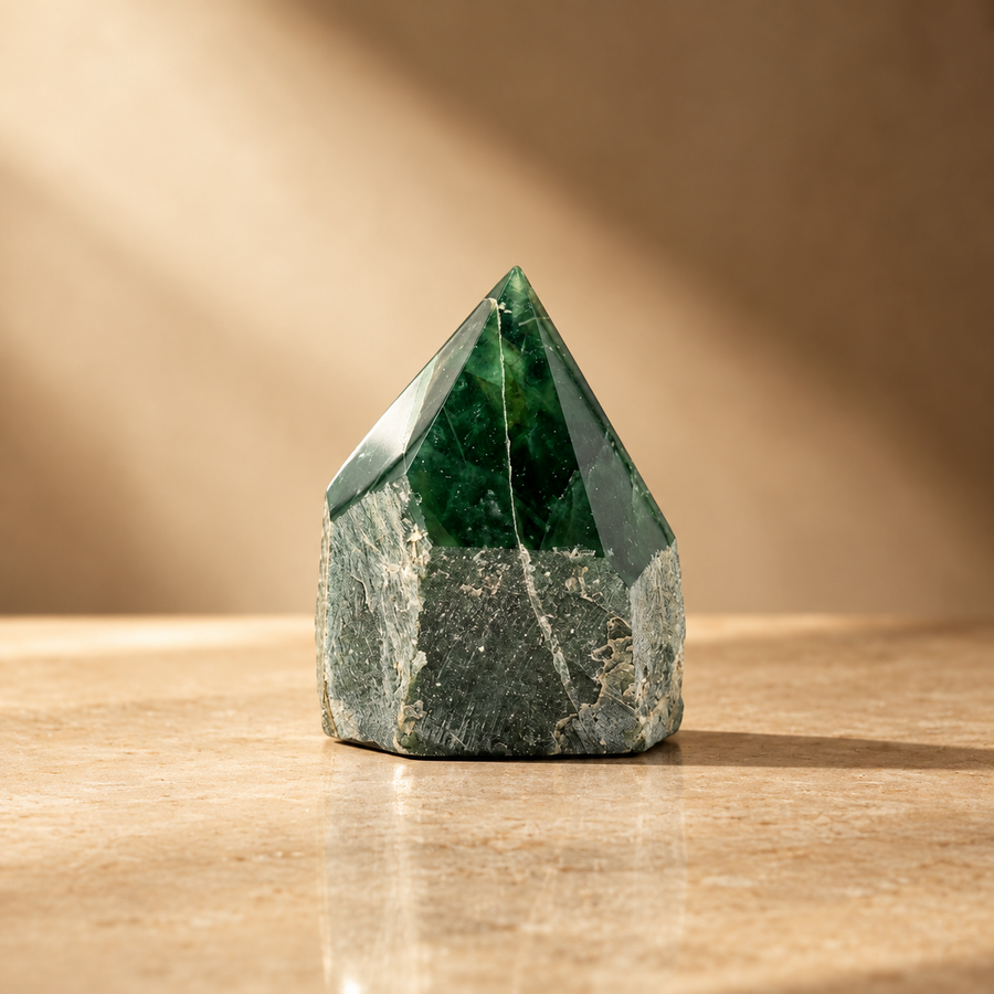 Pointes polies d’aventurine verte, sachet de 700 g