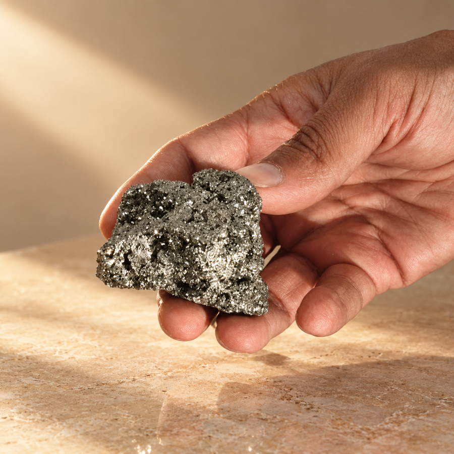 Pyrite péruvienne, grand format 55 à 65 mm