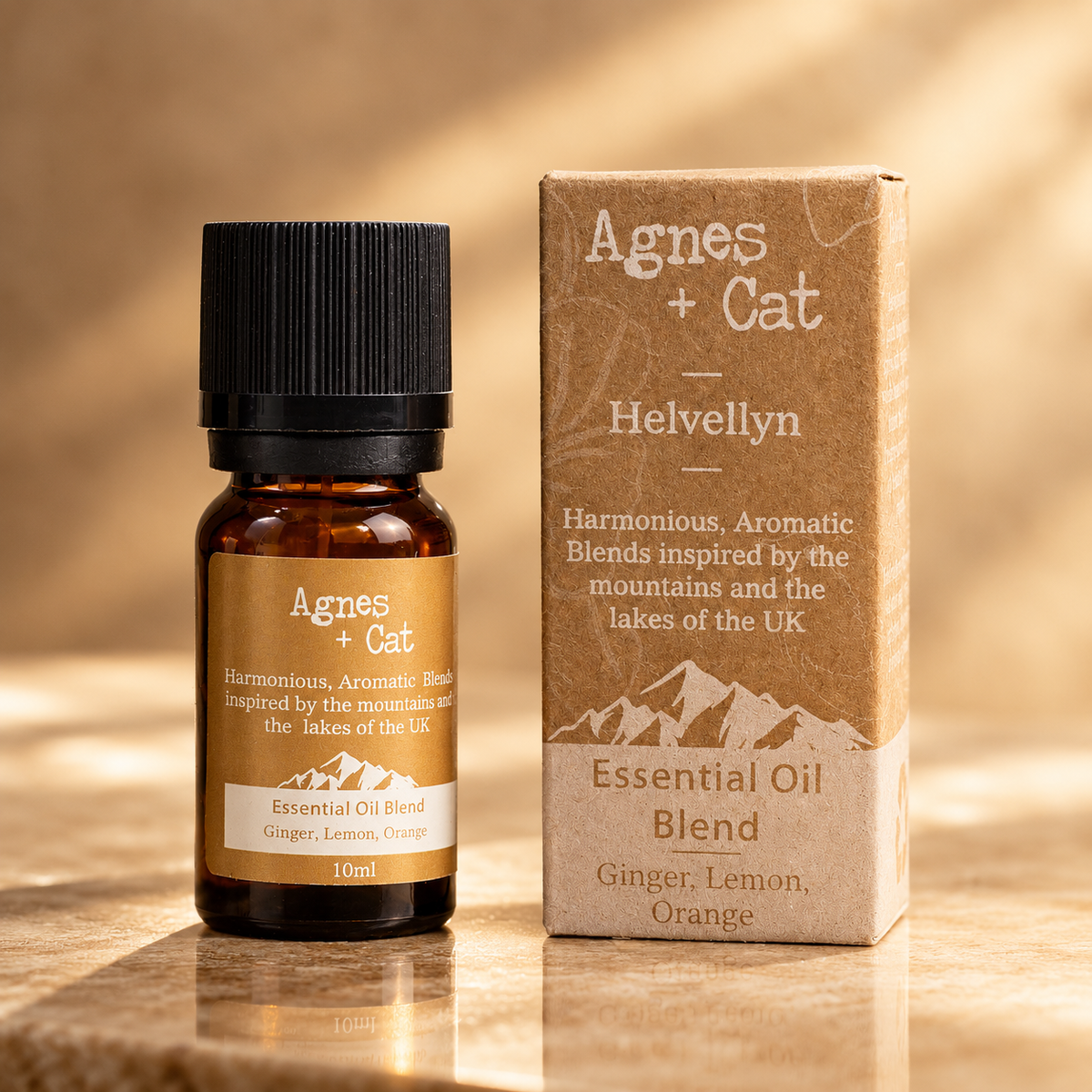 Mélange d’huiles essentielles Helvellyn, gingembre, citron et orange
